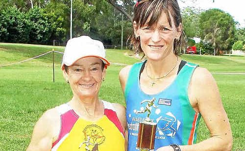 Lesley Le Vaillant and Georgie Stewart were winners at Highfields and will compete in the Pentath-Run in Warwick. Photo Nancy De Prada Lesley Le Vaillant and Georgie Stewart were winners at Highfields and will compete in the Pentath-Run in Warwick. Photo Nancy De Prada
